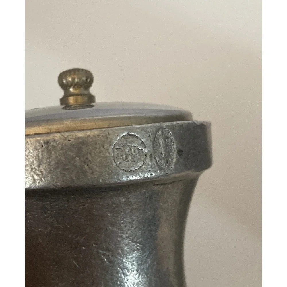 Benedict Proctor Salt and Pepper Shakers Vintage Pewter Collectible BNP‎ USA